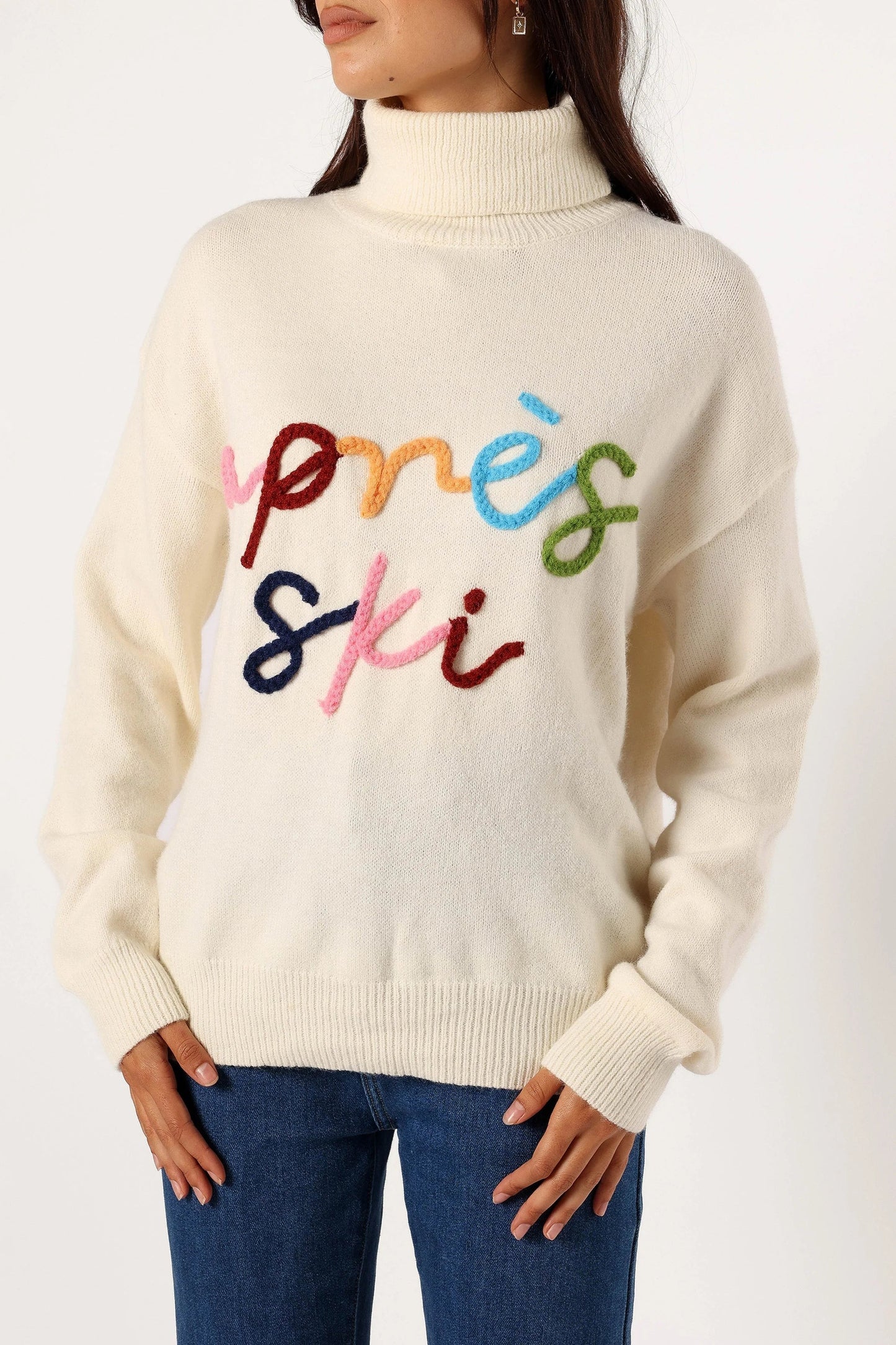 Après Ski Graphic Turtleneck Knit Sweater