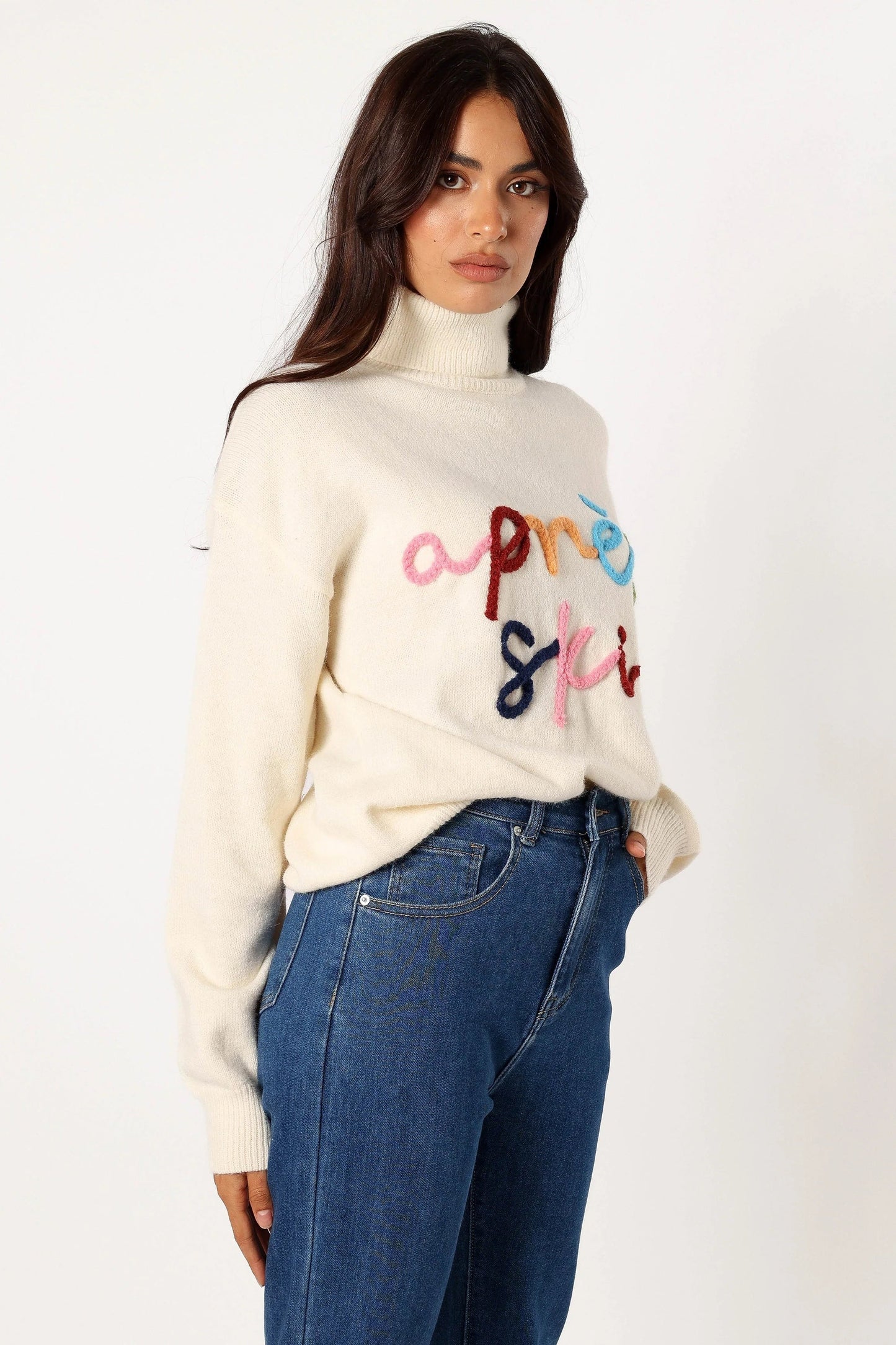 Après Ski Graphic Turtleneck Knit Sweater