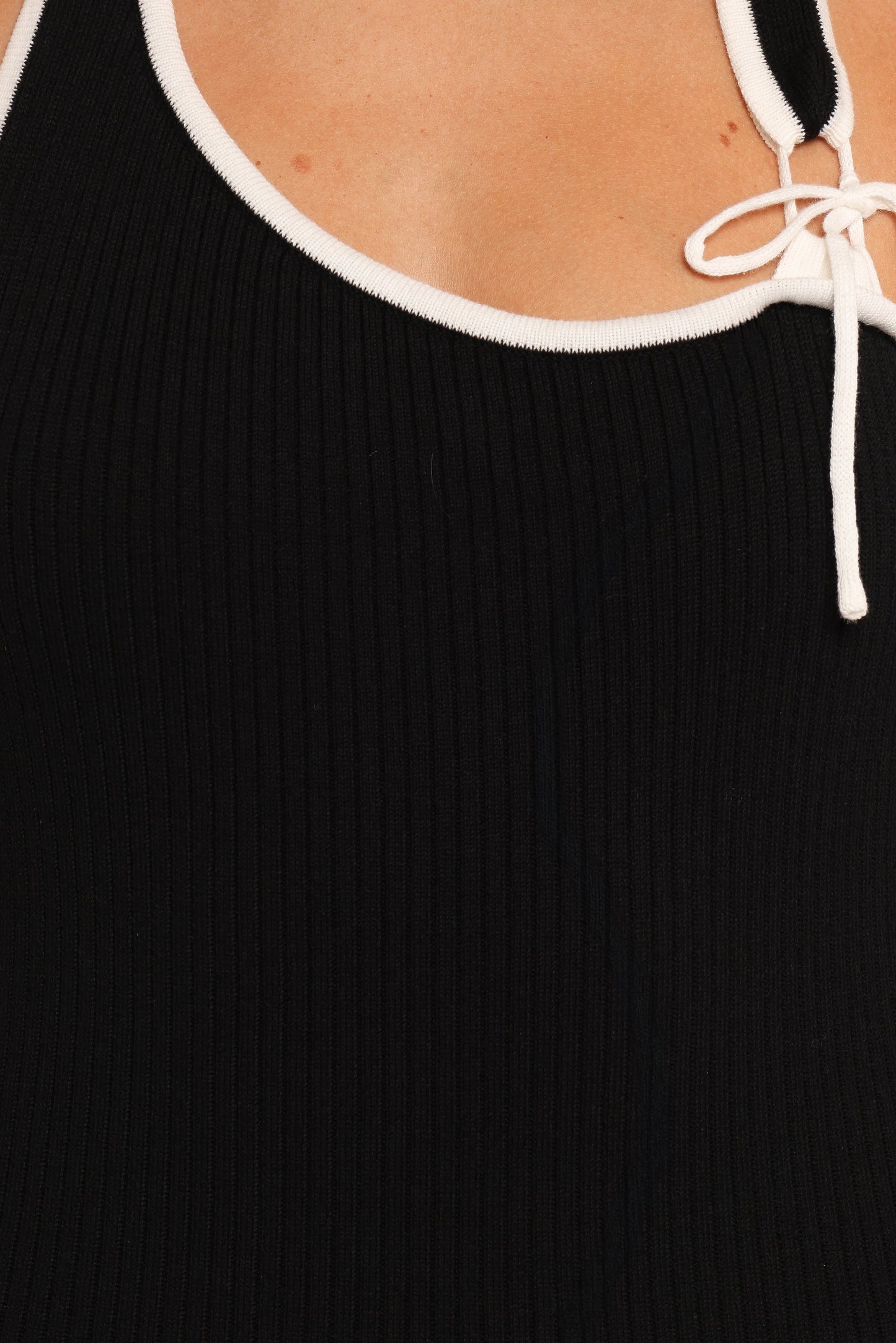 Asymmetrical Halter Maxi Knit Dress